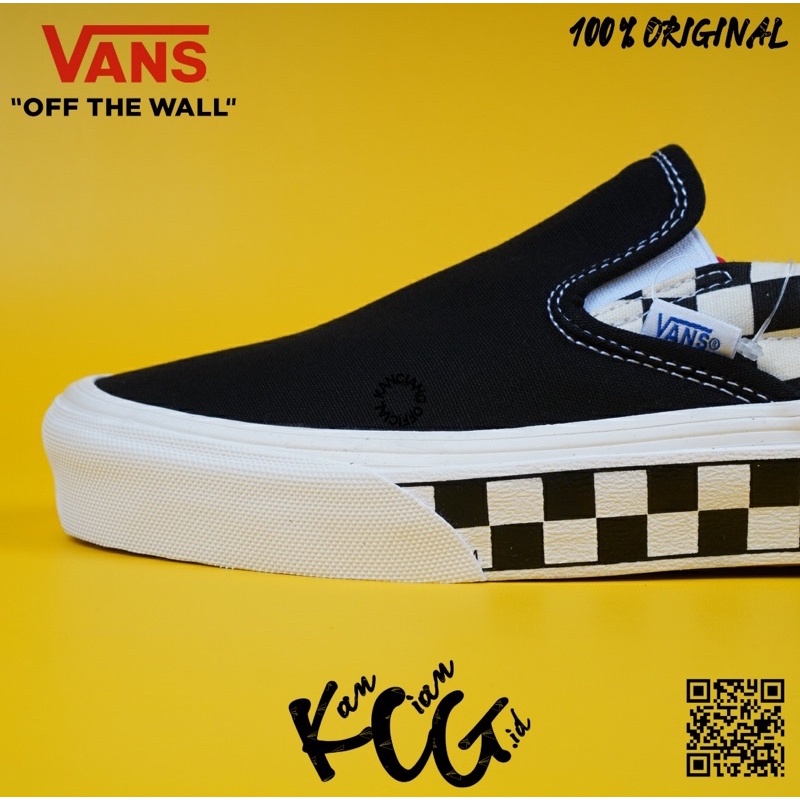 Vans Slip On Sidewal Chekerboard Black Original