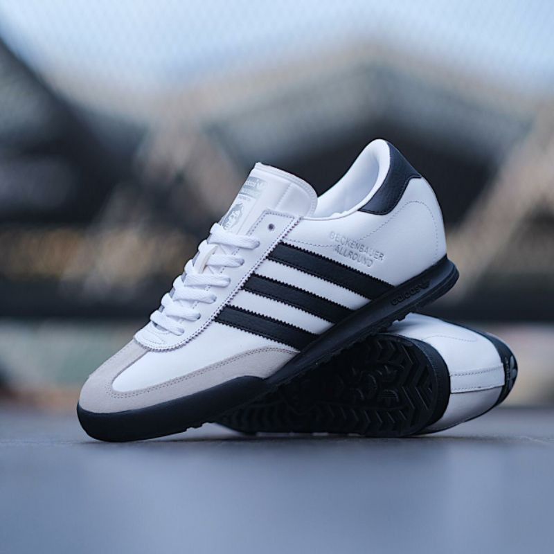 ADIDAS BECKENBAUER ALLROUND WHITE BLACK ORIGINAL OEM SNEAKERS PRIA