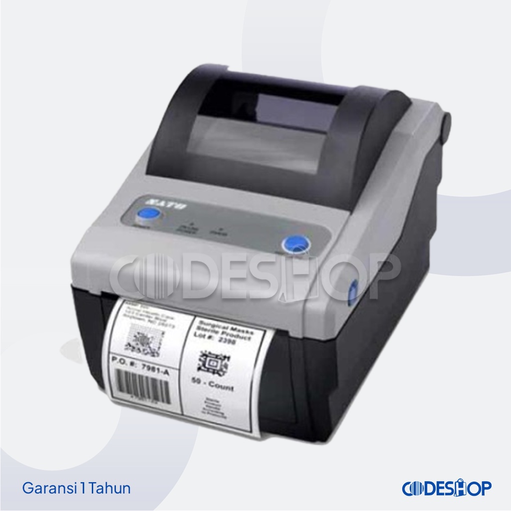 Printer Barcode Sato CG408TT - CG 408TT Direct Thermal Cetak Label