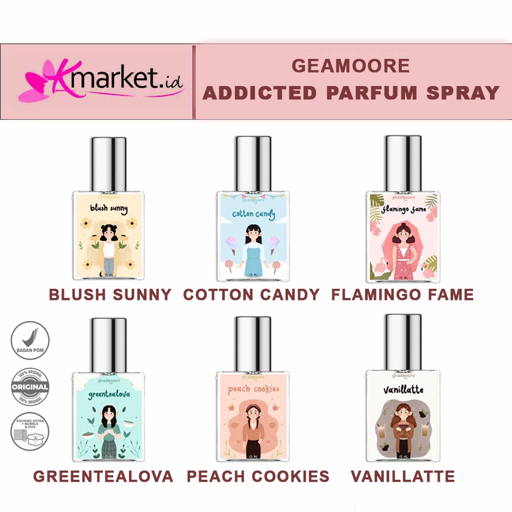 Geamoore Parfum Addicted Series Roll On 5Ml | Spray 15 ML