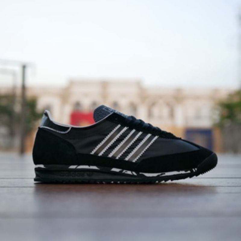 ADIDAS SL 72 BLACK WHITE PRINT ORIGINAL OEM SNEAKERS PRIA