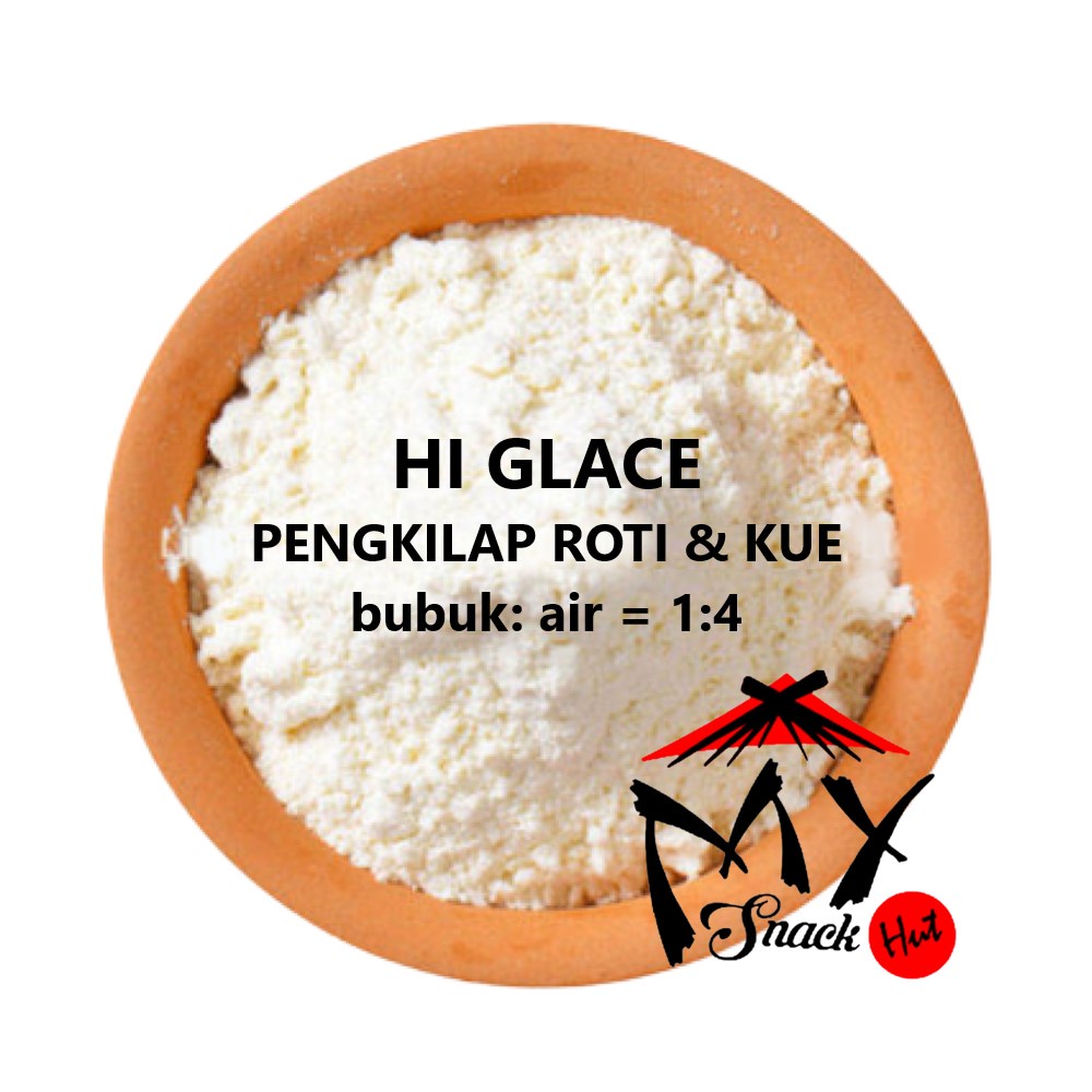 BUBUK PENGKILAP ROTI 50GR - PENGGILAP KUE KERING OVEX OVEK OFEK GLANZ HI GLACE PENGILAP COOKIES NASTAR