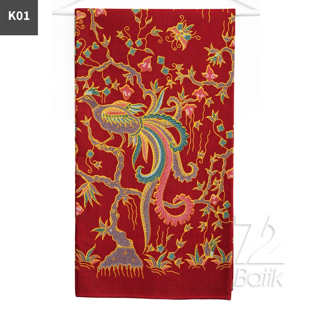 KAIN BATIK PREMIUM Bahan Katun Motif Burung Pohon Kering Hijau 722741 Cap 72 Jarik Jarit Samping Kebat Panjang Batik Katun Modern Premium Bahan Seragam Batik Pernikahan Kantor Keluarga Murah Kamen Jadi Batik Bali Lembaran