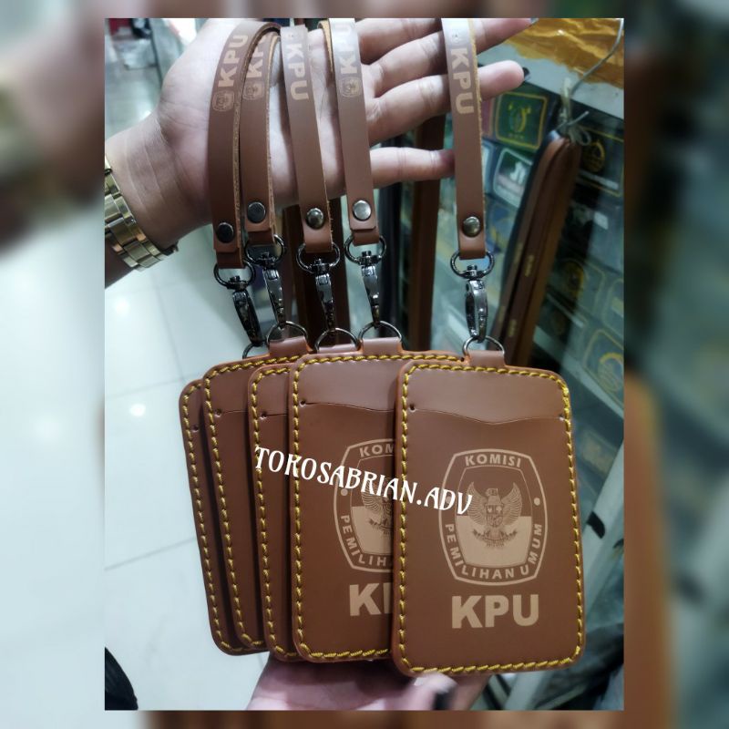 Jual Kalung Id card KPU id card KPU lanyard name tag kpu Shopee Indonesia