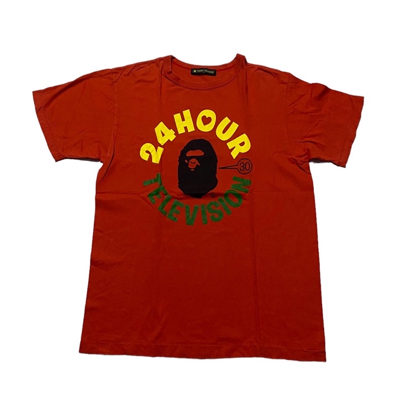 24 hour television bape red tee
