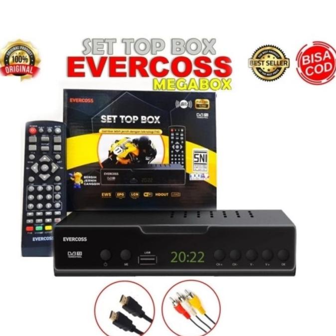 Evercoss Set Top Box TV Digital Receiver TV Tabung