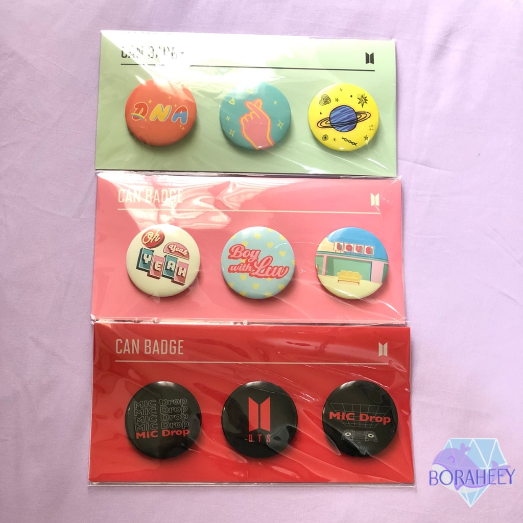 [READY] BLACK FRIDAY BTS CAN BADGE BWL DNA MIC DROP