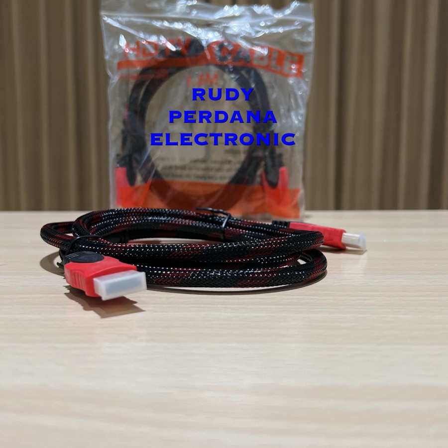 KABEL HDMI GOLD PLATED LAPIS EMAS 1.5M 1.5 METER FULL HD 4K