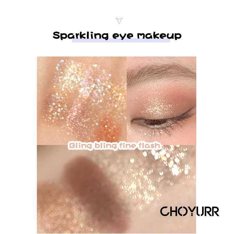 【COD】Eyeshadow Palette Waterproof 9 Warna Glitter Matte Pearlescent Sparkling Non-Smudge Korean Original Import-CH