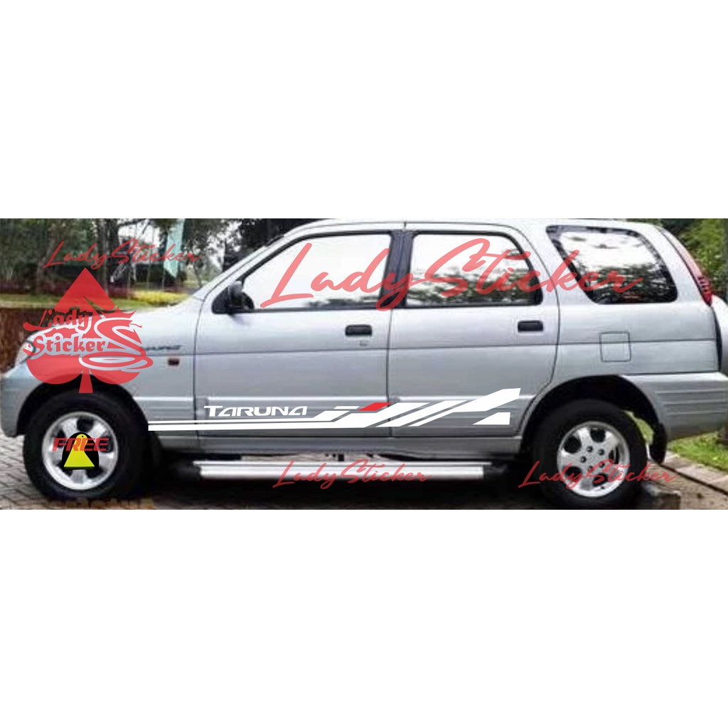 cutting sticker mobil taruna list sticker mobil daihatsu taruna