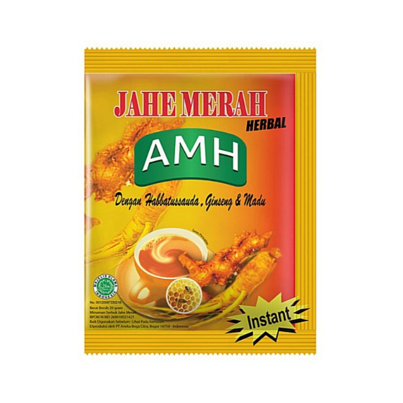 

Jahe Merah AMH Herbal 20gr x 12pcs