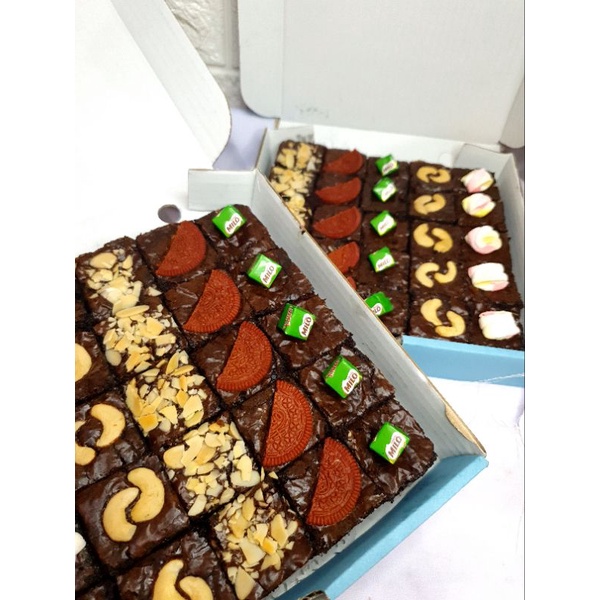 

Brownies Panggang/Brownies Sekat/Fudge Brownies