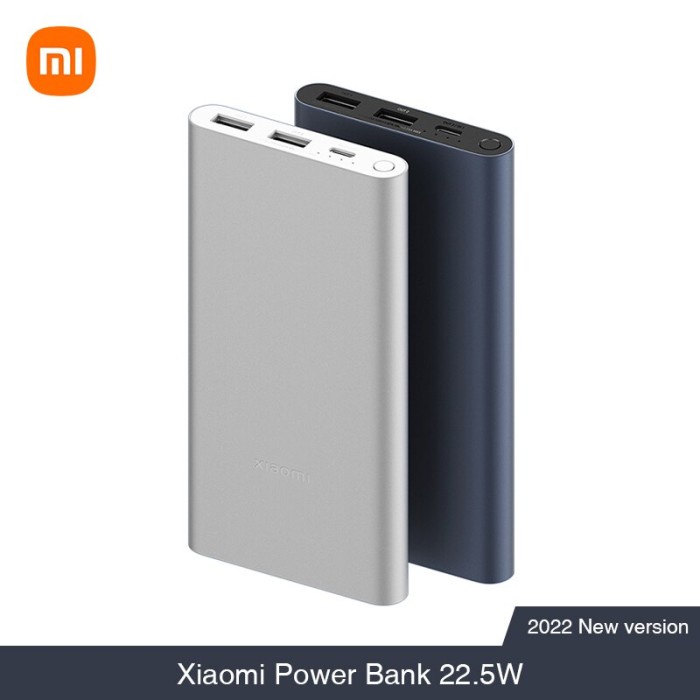 XIAOMI MI 22.5W Power Bank 3 10000mAh 3-Port Fast Charging Resmi
