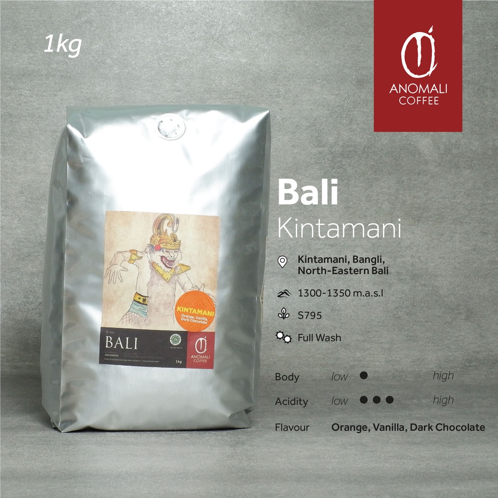 

Anomali Coffee Biji Kopi Bali Kintamani 1 KG