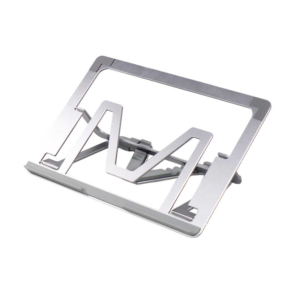 Stand Aluminium Foldable Portable Adjustable Non-Slip - Stand Laptop Tablet Kantor / Sekolah / Kuliah Anti Slip