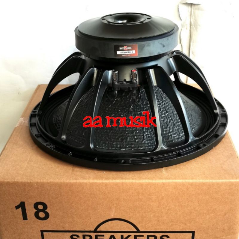 SPEAKER COMPONENT B&C 18TBW100 VC 4 INCH 3000 WATT PGRM MAGNET CEMBUNG