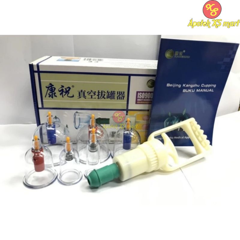 KOP ANGIN BEKAM KANGZHU CUPPING KIT - ALAT BEKAM MEDIS CUPPING THERAPY