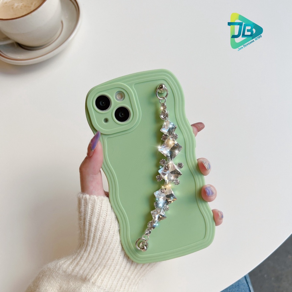 GC03 SOFTCASE GELOMBANG RANTAI DIAMOND FOR REALME C1 C2 3 5 5I 5S 8 8I 9 PRO PLUS 10 C11 C12 C25 C15 C17 7I C20 C21Y C25Y C30 C31 C33 C35 NARZO 50I 50A PRIME V23 5G JB6971