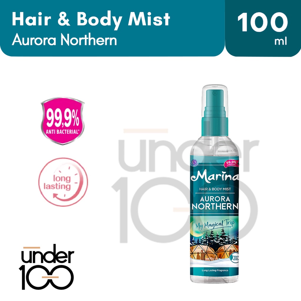 ❤ UNDER100 ❤ MARINA Hijab Hair &amp; Body Mist 100ml | Parfum | Parfume | BPOM