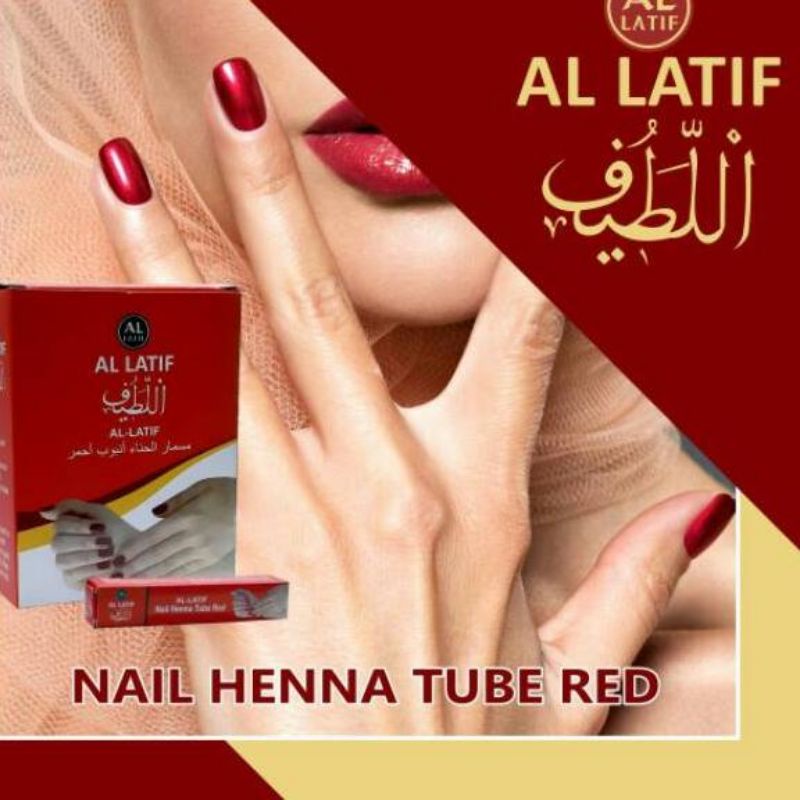 Al Latif Nail Henna Tube Red 10GR