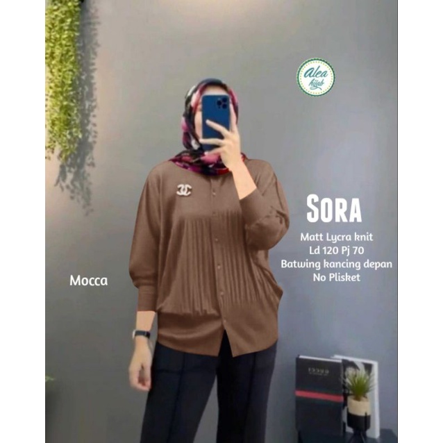 SORA BLOUSE MATT LYCRA KNIT