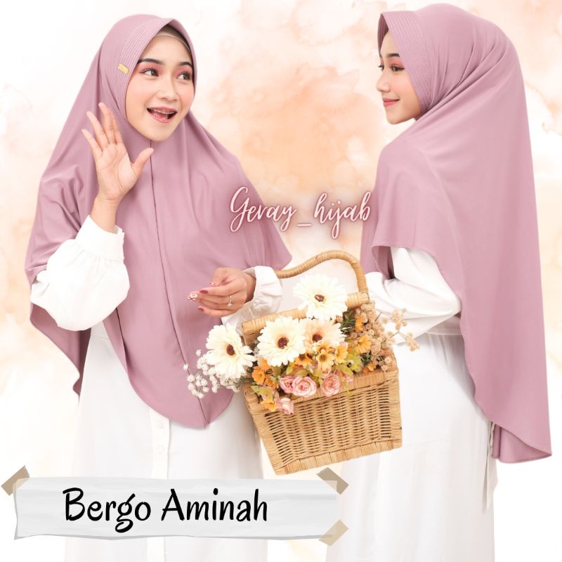 BERGO AMINAH / JILBAB INSTAN / JILBAB JUMBO / KHIMAR JUMBO / JILBAB INSTAN JERSEY / JILBAB JUMBO JERSEY / KHIMAR JERSEY / BERGO JUMBO