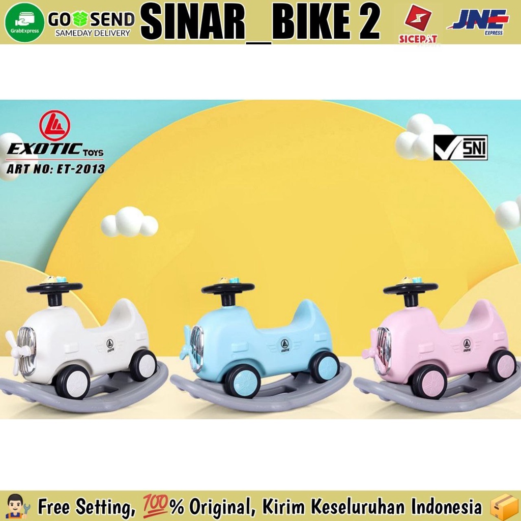 Mobil Mobilan EXOTIC ET 2013 Ride On Mainan Anak Ayun &amp; Dorong