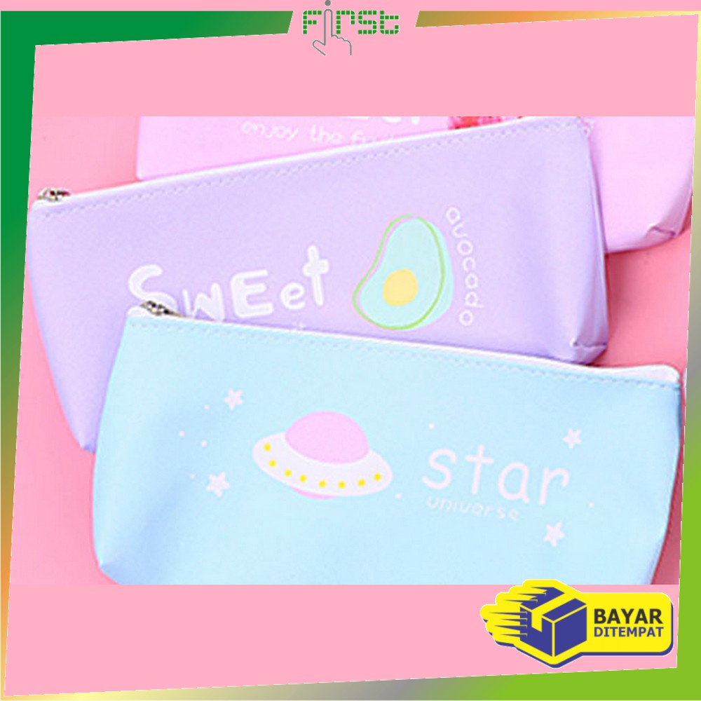 

FH-A51 Tempat Pensil Buah Sweet Simple Perlengkapan Sekolah Lucu / Tempat Penyimpanan Pulpen Alat Tulis Pencil Case Fruit Import