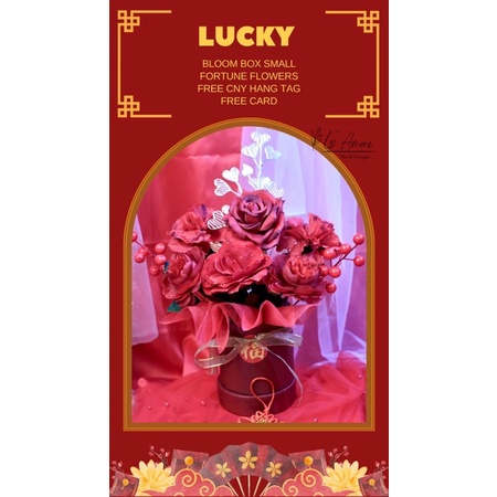 

LUCKY HAMPERS BLOOM BOX CNY MAKASSAR