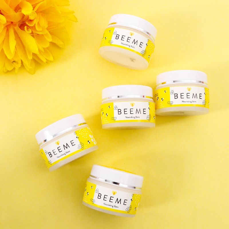 BEEME NOURSHING BALM PELEMBAB SERBA GUNA SKINCARE IBU DAN ANAK 15GR / BEEME EUCALYPTUS BALM WITH CITRONELA OIL &amp; BEESWAX MEREDAKAN BATUK PILEK