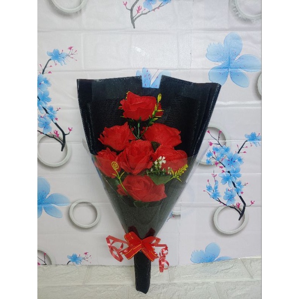 buket bunga bunga artificial/ bunga palsu/hadiah wisuda/ultah/Aniversary dll
