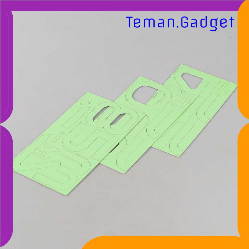 TG-PJM Taffware Jam Dinding Besar DIY Giant Glow in The Dark 80-130cm - JM-02