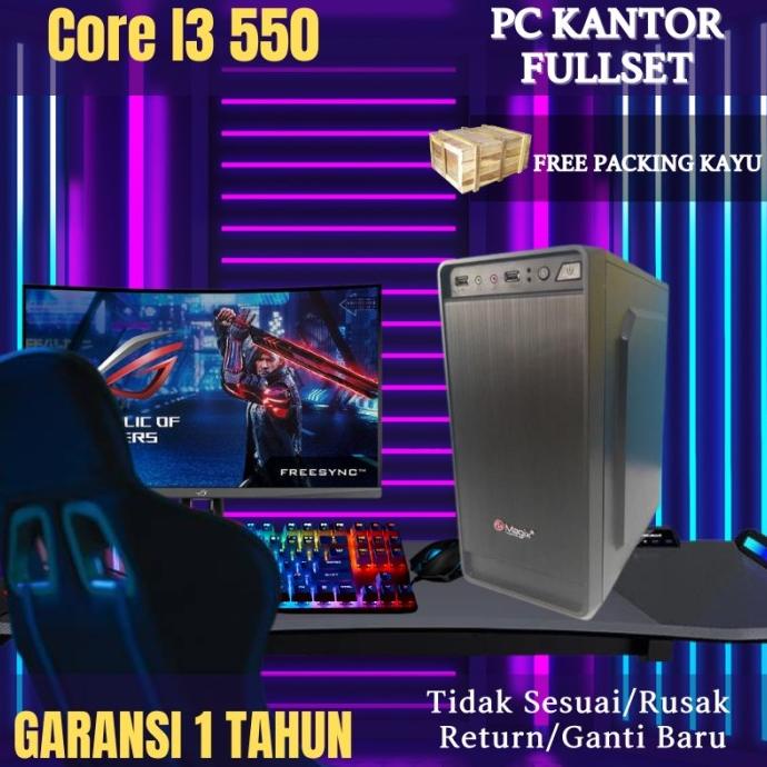 Paket Komputer Murah CPU PC Kantor FULLSET PC Desktop