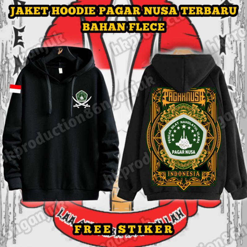 jaket pagar Nusa hoodie terbaru / Hoodie simpel pagar Nusa / senyapn / gasmi , pn