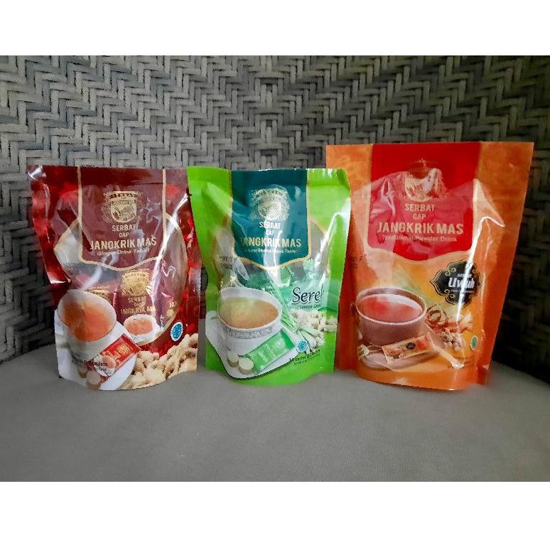 

[COD] FP76FP76 Serbat cap Jangkrik Mas - Wedang Jahe - Sereh - Uwuh - Habbatussauda isi 10 sachet →Stok Banyak
