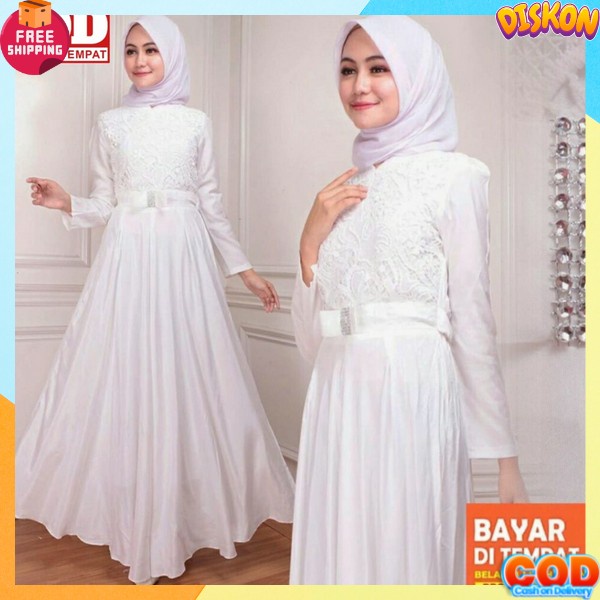 Gamis Jumbo Wanita Remaja Dewasa Import Kekinian Baju Gamis Terbaru2022 Bsju Games Lebaran Terbaru 2