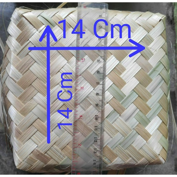 

Besek Bambu 14x14 Hampers Eceran dan Grosir