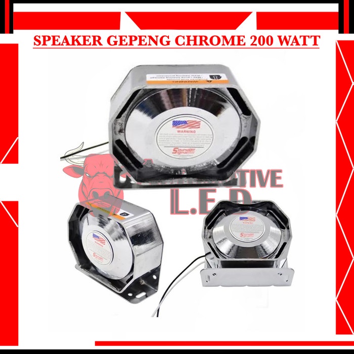 TOA 200 WATT GEPENG I SPEAKER SIRINE POLISI SPEAKER TOA PATWAL HQ