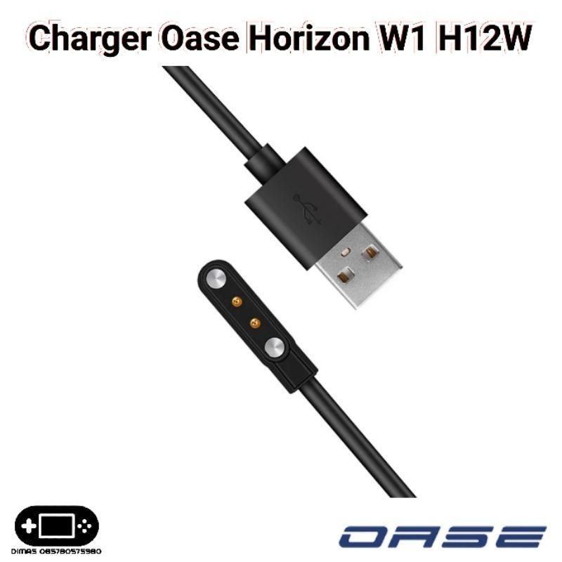 Charger Oase Horizon W1 H12W Charging Kabel USB Cable Haylou Solar LS05 LS05S RT2 LS10 GST