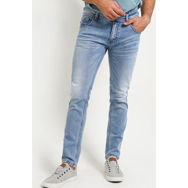 Celana Panjang Jeans Pria Skinny Cardinal C0416Bk17A