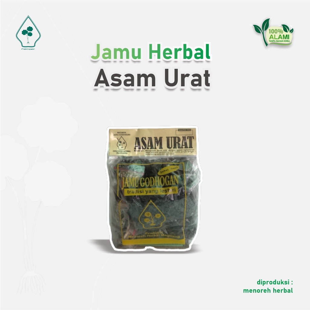 

Jamu Godhog / Herbal / Rebus / ASAM URAT MENOREH HERBAL