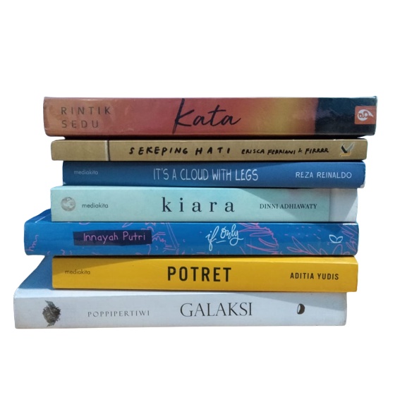 

[novel preloved original] KATA GALAKSI IF ONLY POTRET SEKEPING HATI IT'S CLOUD WITH LEGS KIARA