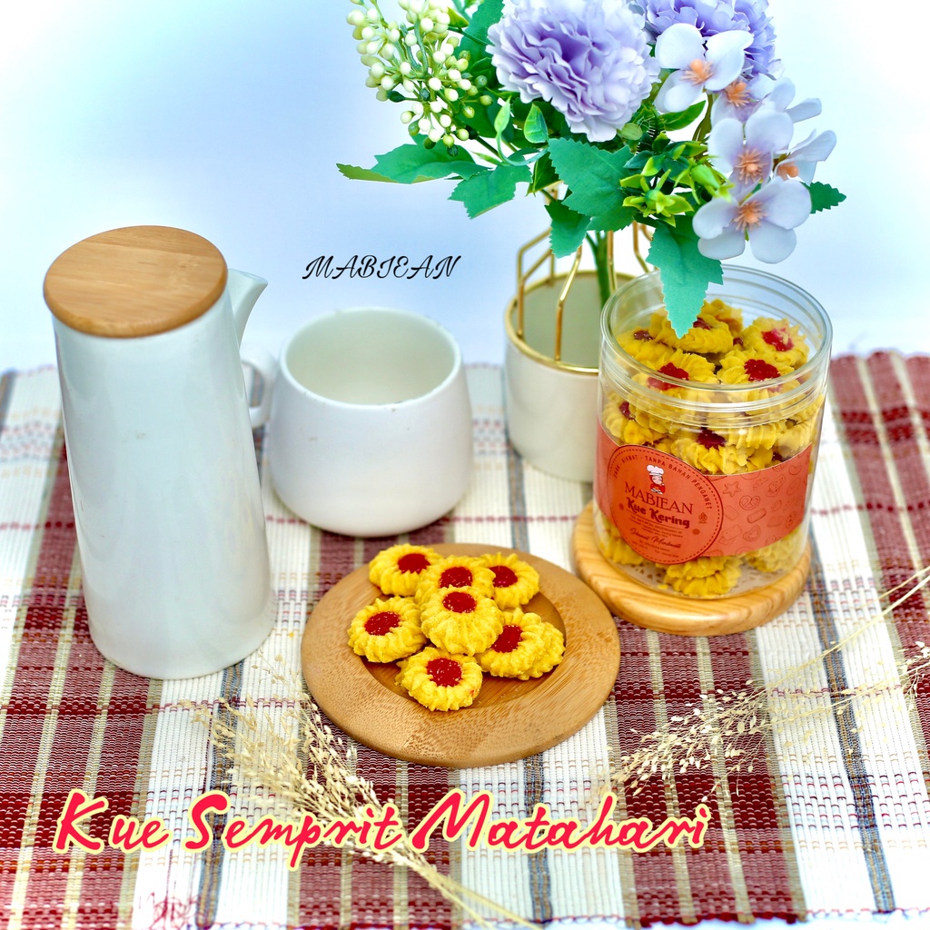 

Kue Semprit Matahari Mabiean Kemasan Toples Kue Kering Kue Lebaran