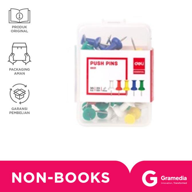 

Deli Color Push Pin (Assorted) E0021 gram33 Buru Order