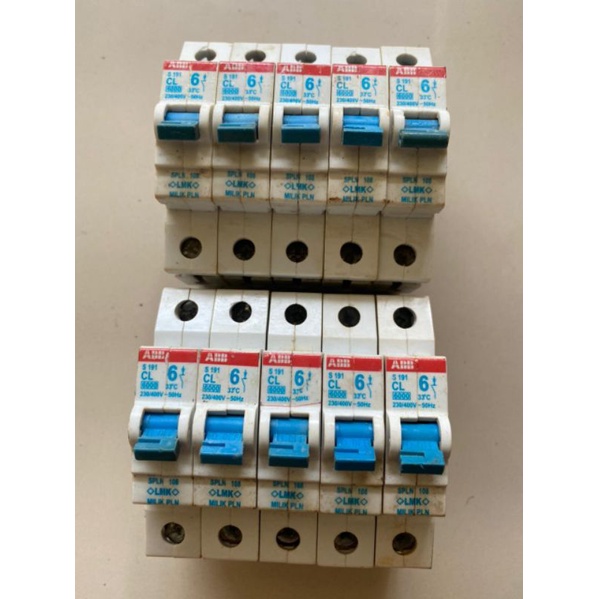 MCB PLN ABB S191  6A 1P ORIGINAL