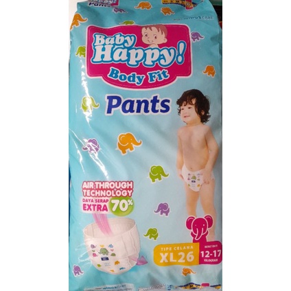 Baby Happy XL | Baby Happy Ukuran XL | Baby Happy XL26 | Pampers Bagus | Pampers Lembut