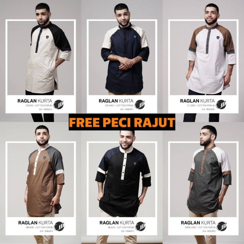 SAMASE KURTA RAGLAN KOMBINASI R064P
