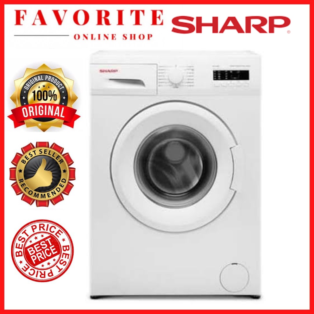 MESICN CUCI SHARP FRONT LOADING  ES-FL1062B / 1062B / ESFL1062 B / ESFL 1062 - 6KG