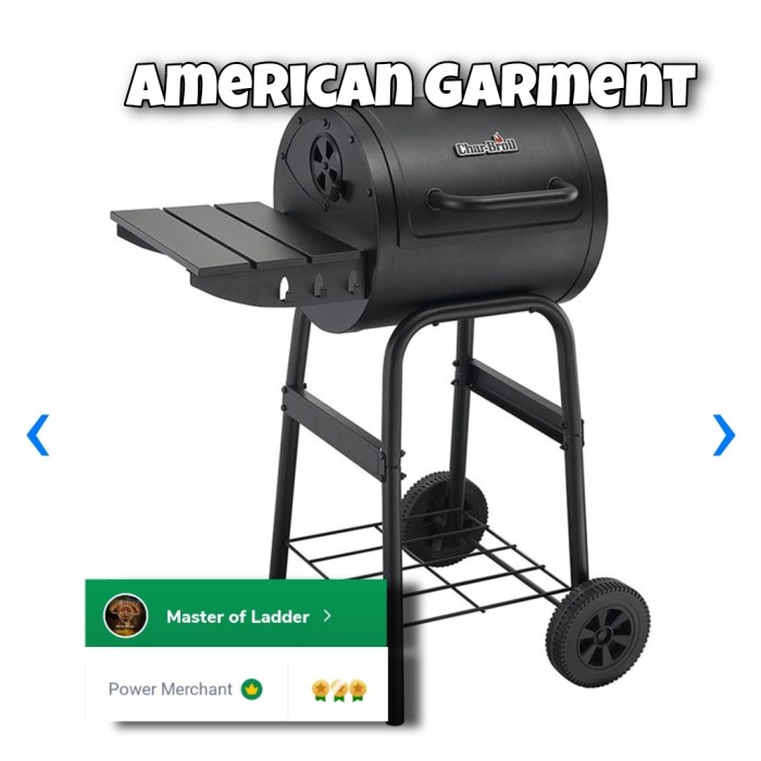 $+$+$+$+] Char-Broil BBQ GRILL CHARCOAL BASIC Tungku Pemanggang Arang Basic