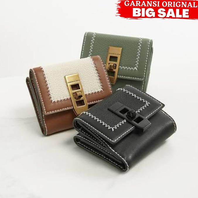 Dompet CNK Stitch Trim Wanita Original Branded Store F79